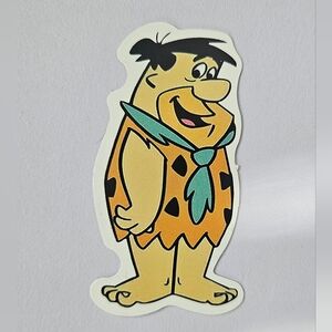 Fred Flintstone sticker, the Flintstones, skateboard sticker